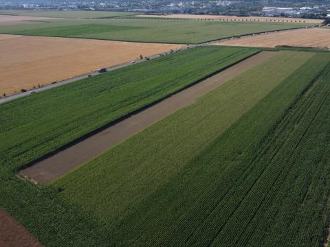 Vue aérienne de la plateforme Trajectoire